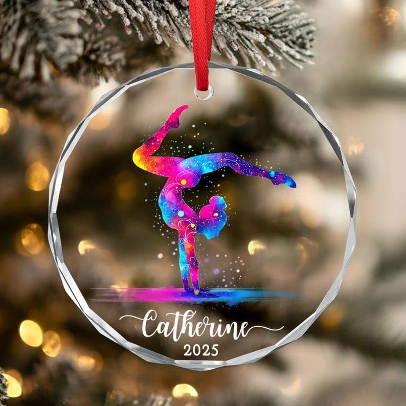 Personalized Gymnastics Ornament
