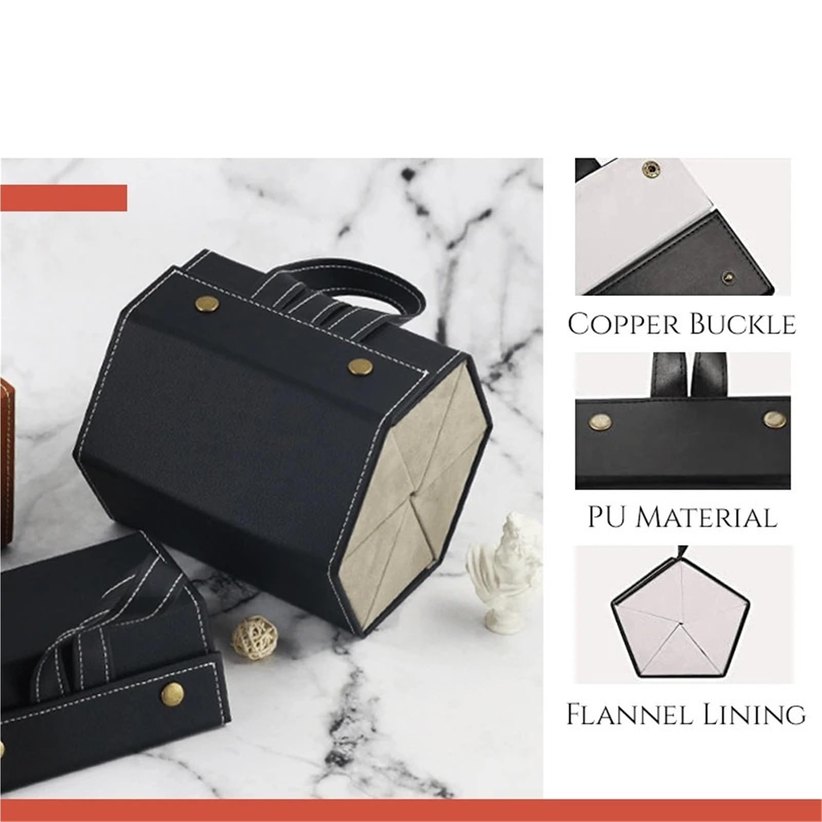 Scatola Portaocchiali Da Sole Organizer for occhiali portatile Scatola for esposizione for occhiali multi-slot Custodia for occhiali da sole pieghevoli da viaggio Custodia in pelle PU for la casa Per