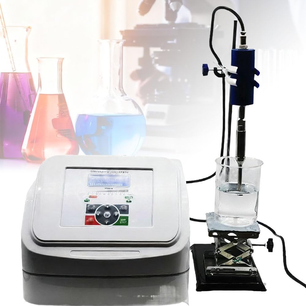 Ultraschall-Homogenisator Für Labor,Ultraschallprozessor,Zeitgesteuerte,Emulgierung,Verarbeitbare Kapazität 10-600ml,Für Biologie,Optik,Schmuck,Luft Und Raumfahrt 3mm