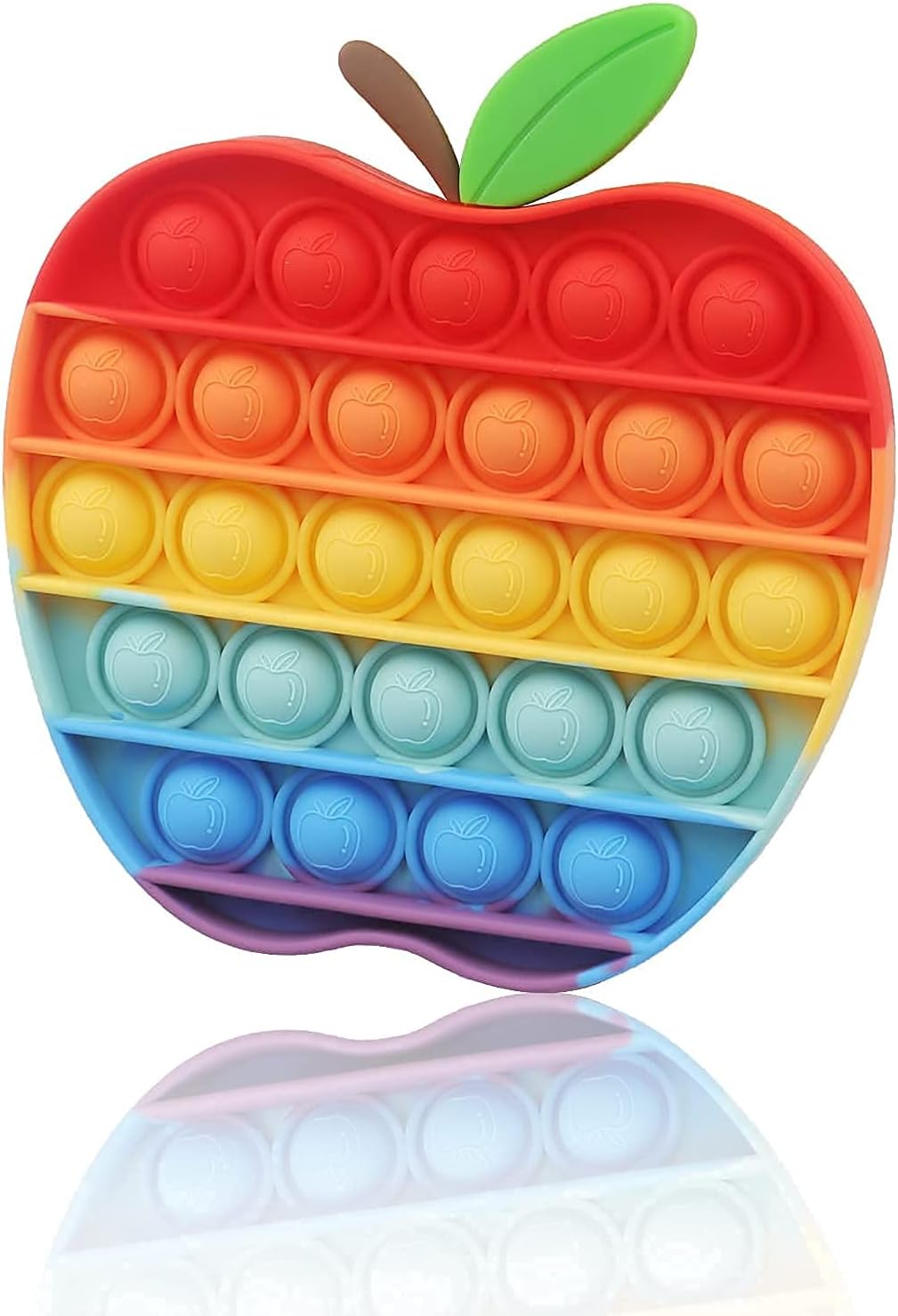 pop it Fidget Toys, pop it Fidget Toy Set | pop its Fidget Toys, Fidget Toys pop it Rainbow, pop it Toy, | poppit Fidget Toy, Rainbow pop it, Push pop Bubble Fidget Toy (Rainbow Apple)
