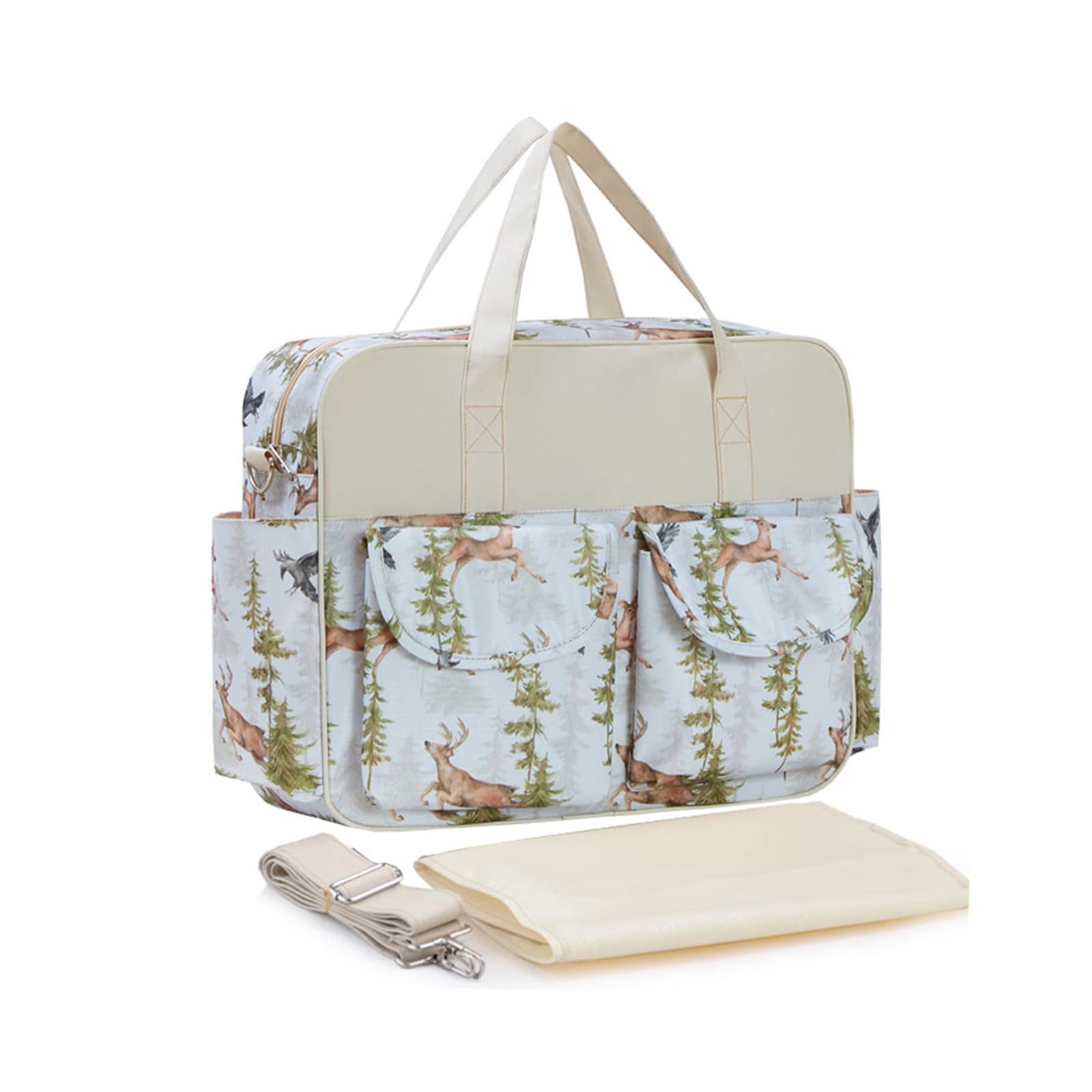 Winnies Baby Diaper Bag for Moms | Travel Maternity Nappy Messengers Tote with Multiple Pockets | Large Capacity Stylish Bags for Baby Essentials-picture-31