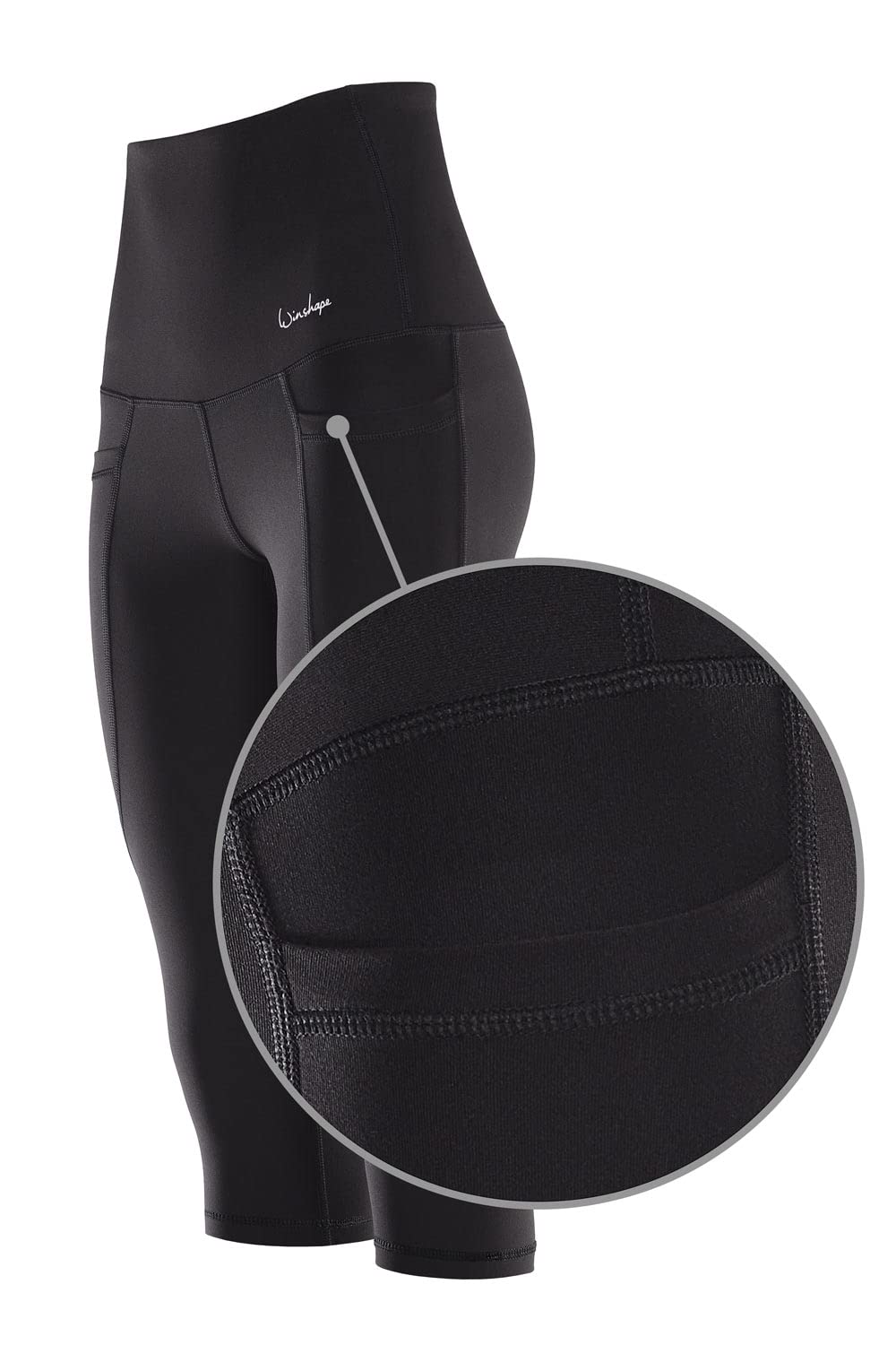 WINSHAPE Funkcjonalny Komfort ¾-tights Hwl215c "High Talia" - Legginsy Kobiety