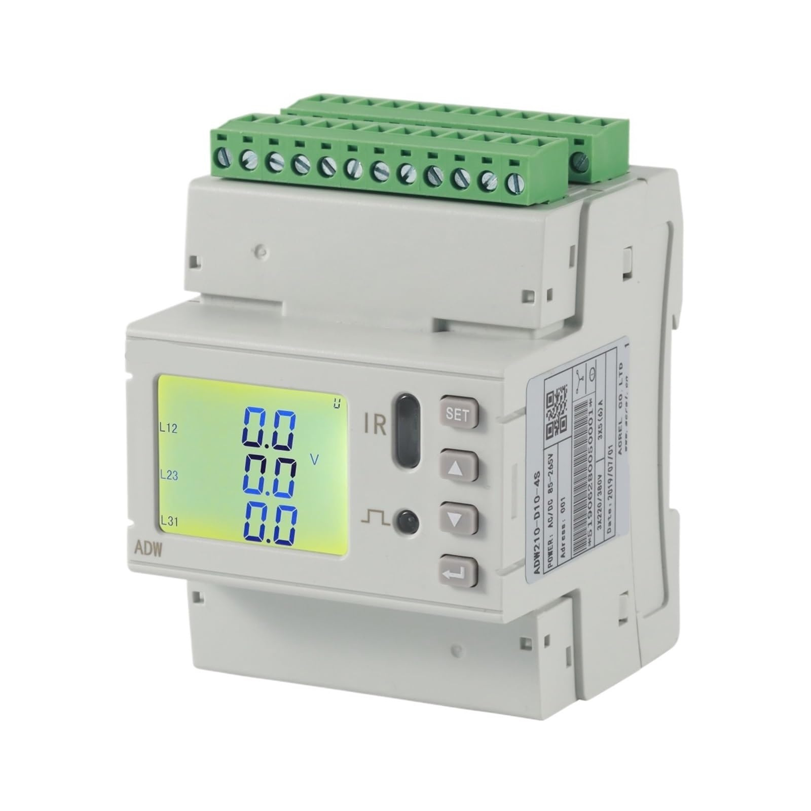 CLEUFWKO Energy Meter ADW210-D16-4S Power Analyzer Meter(4S)