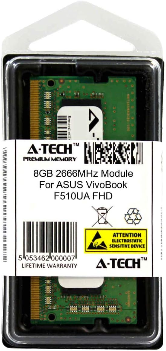 A-Tech 8GB Module for ASUS VivoBook F510UA FHD Laptop & Notebook Compatible DDR4 2666Mhz Memory Ram (ATMS360229A25978X1)