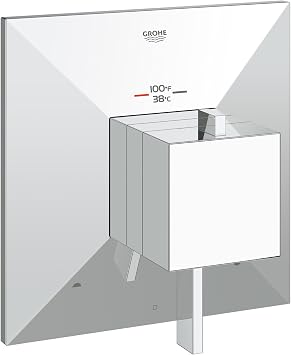 Grohe 19794000 Allure Brilliant Dual Function Thermostatic Trim With Control Module, Starlight Chrome