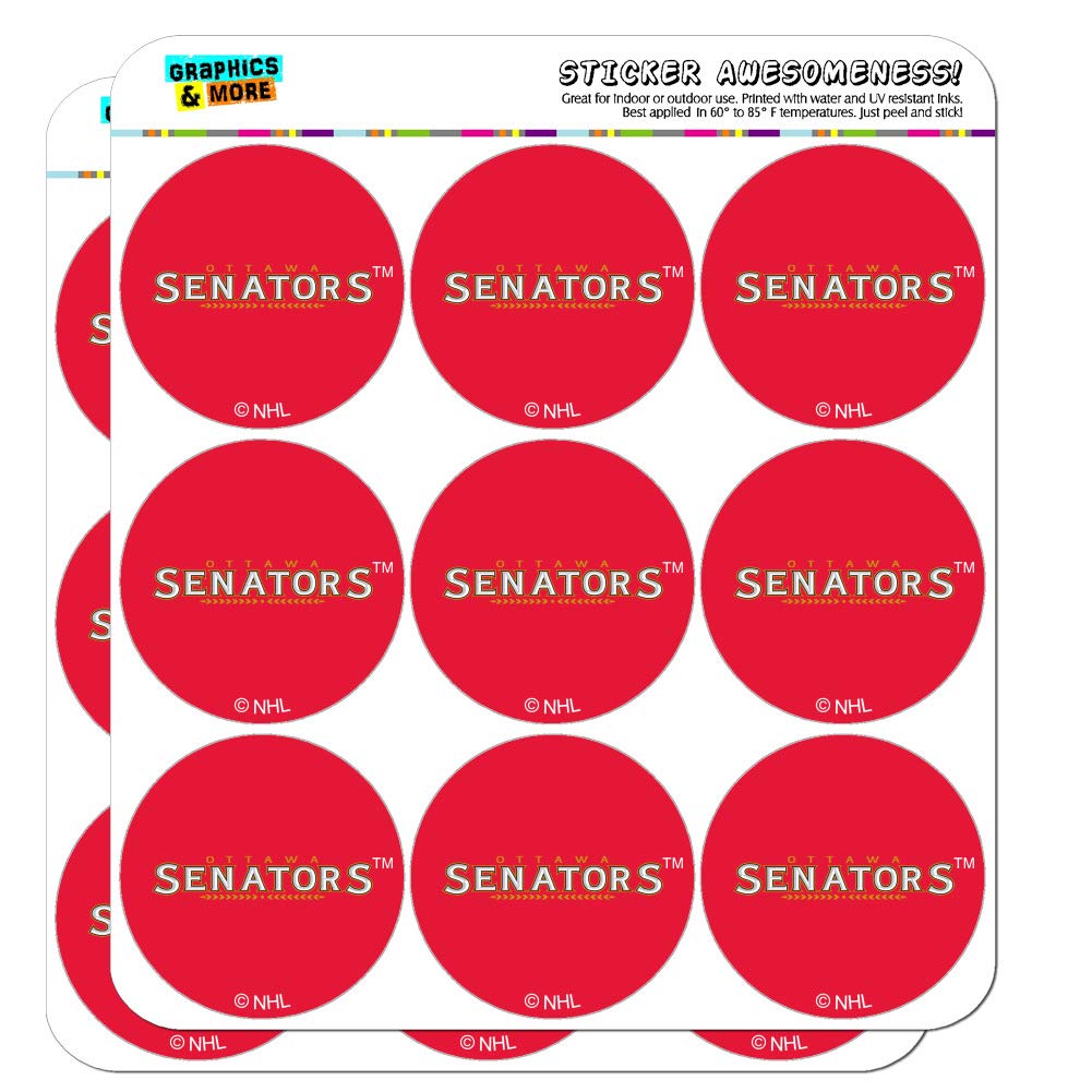 NHL Ottawa Senators Logo Planner Calendar Scrapbooking Crafting Stickers
