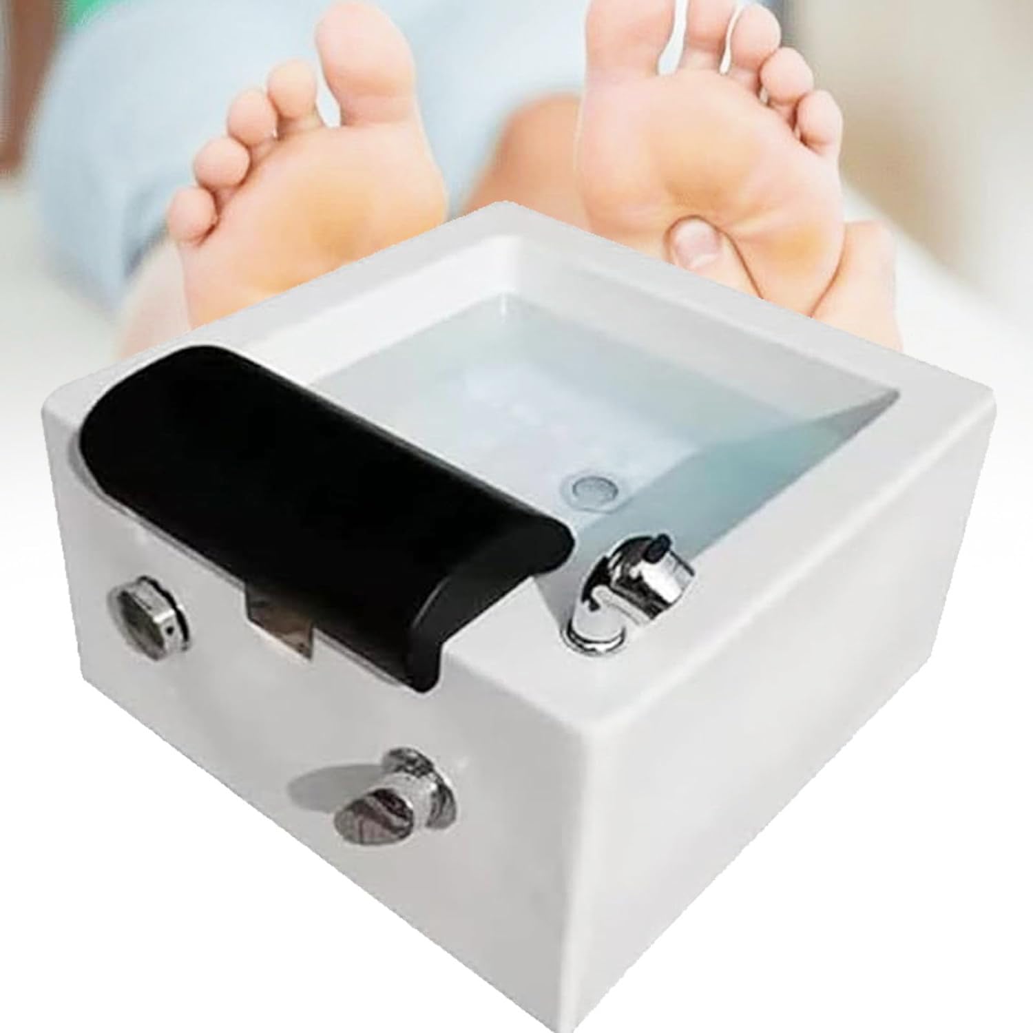 Białe Miski Do Pedicure Umywalki Do Masażu Spa Krzesła Do Pedicure Wanna Do Stóp Umywalka Wyposażenie Salonu Kosmetycznego Pedicure Krzesło Miska Do Masażu Stóp Umywalka Ze światłem