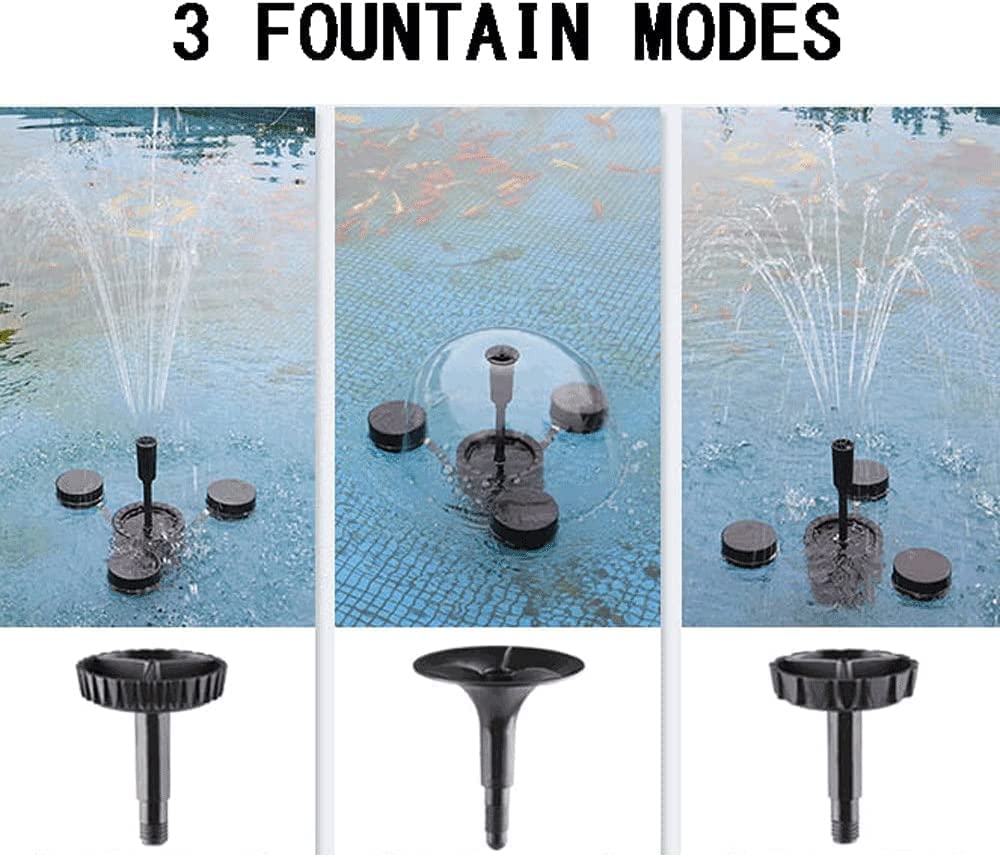 Skimmer Galleggiante Multifunzione, Raccoglitore di Foglie Cadute per Stagno dei Pesci, 3 modalità Fontana con Interruttore Skimmer per Piscina Galleggiante Adatto per Tritarifiuti di Stagno con