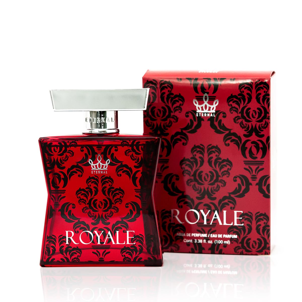Eternal Fragrance Eternal Royale EDP Inspired by B.accarat R.ouge 540, 3.4 oz (100ml) Long-lasting, Vegan, Clean Ingredients, Unisex Perfume Spray, 2000 sprays per bottle