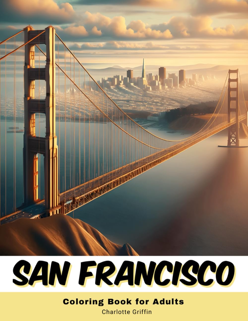 San Francisco Coloring Book for Adults: 40 Pages of San Francisco landmarks