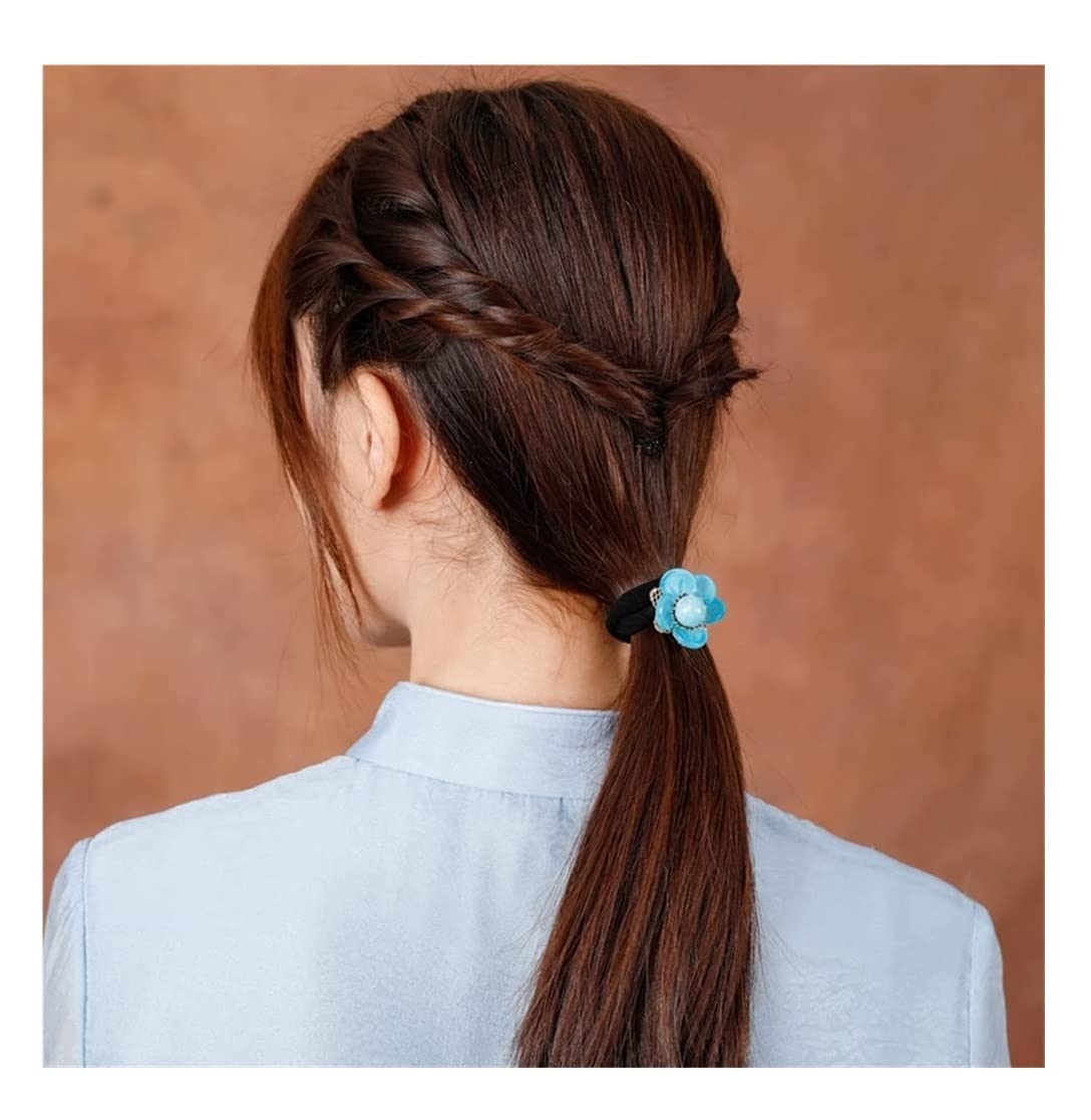 RUVOO Coleteros Goma de Pelo Elegantes Lazos para El Cabello, Coleteros para El Cabello, Cuerdas Elásticas para El Cabello, Accesorios para Niñas, Cola De Caballo Gomas de Pelo