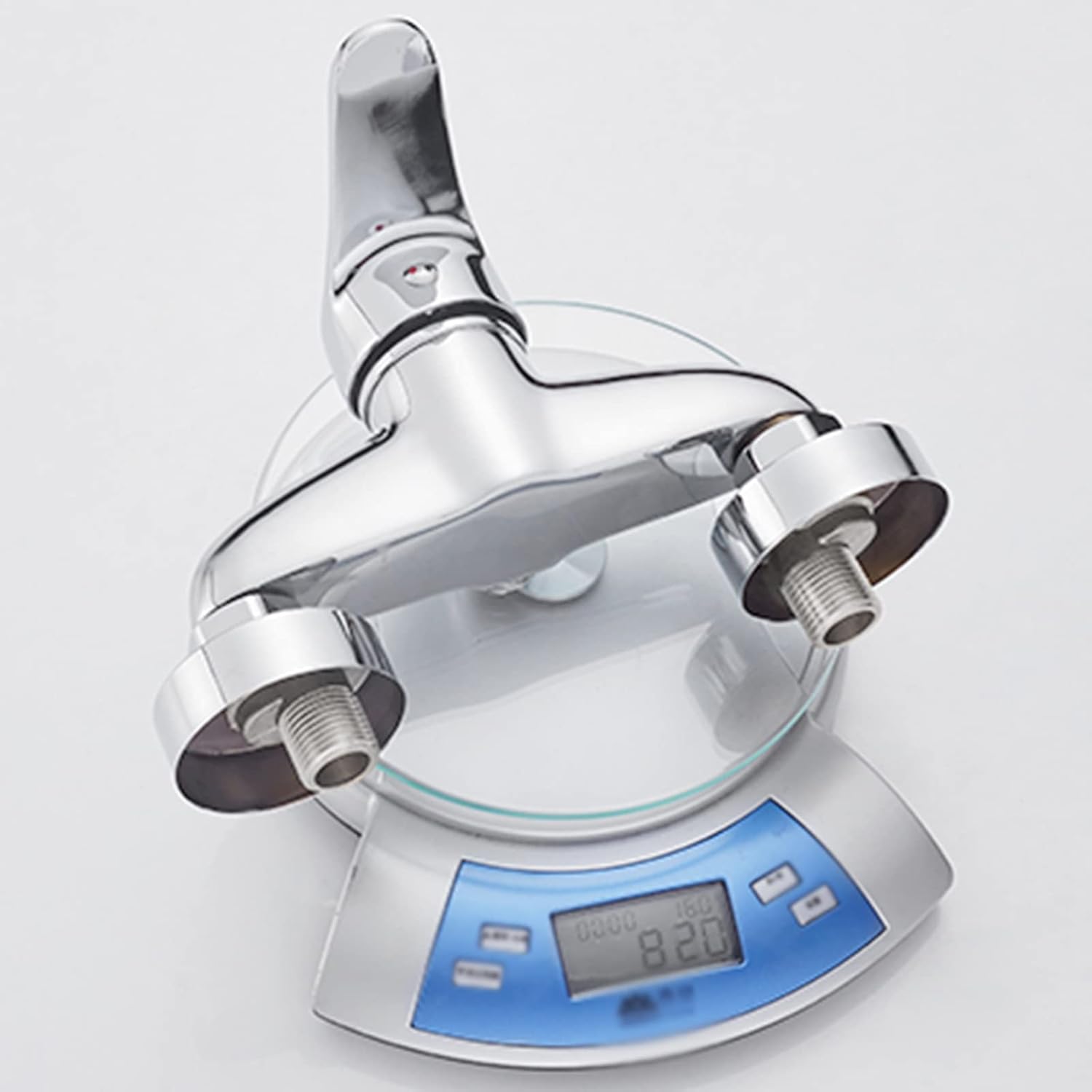 Single Handle Wall Mounted Bathroom Faucet Sink tap Single Lever Shower Brass G1/2 inch Wall-Mounted Accessories,Chrome A(Chrome A)