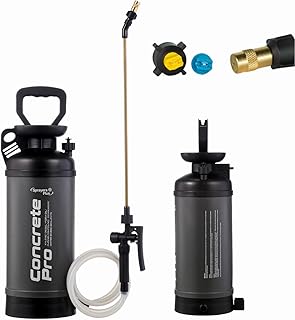Sprayers Plus Concrete Pro Compression Sprayer, Construction Pump Sprayer, Adjustable Pressure, Industrial-Grade Durability,Concrete Applications,
