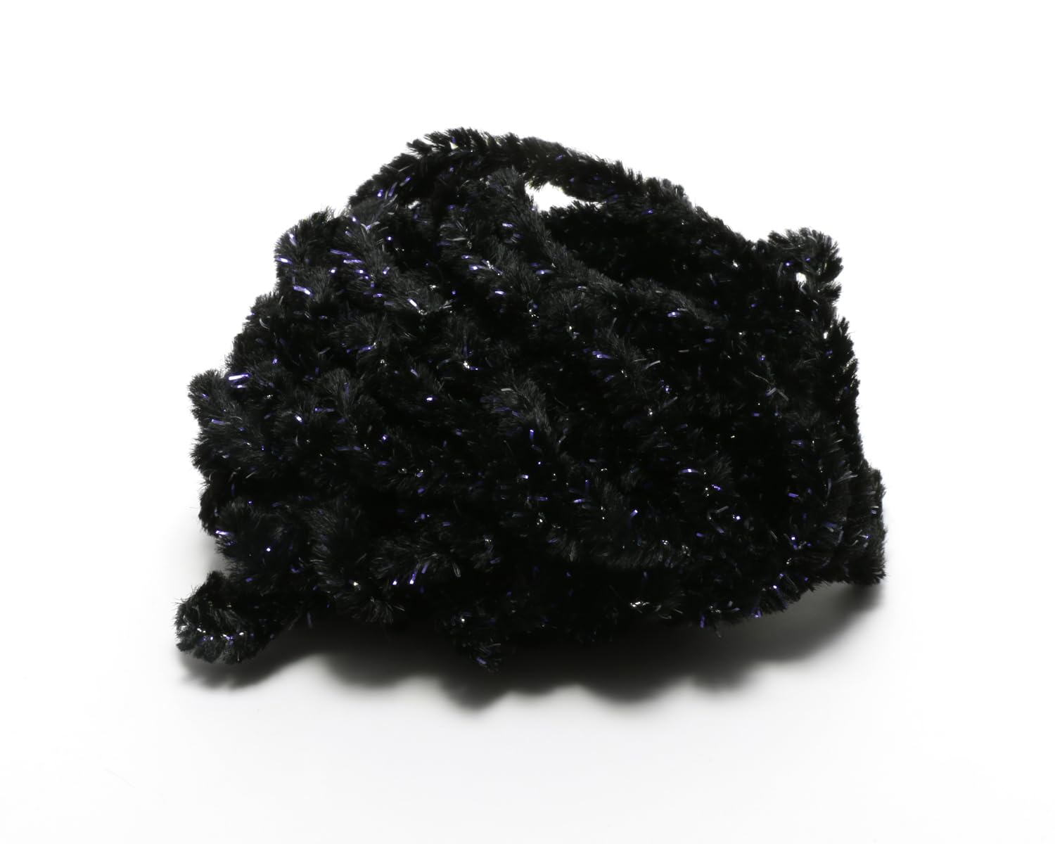 Hareline Fly Tying UV Rayon Chenille with Tinsel Core - Woolly Bugger Body Material for Trout, Bass & Steelhead Patterns