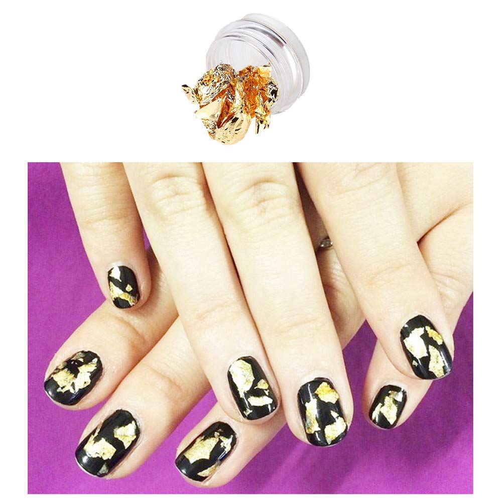 D.B.Z. ® Set of 12 Nail Art Foil Fragments Metallic foil