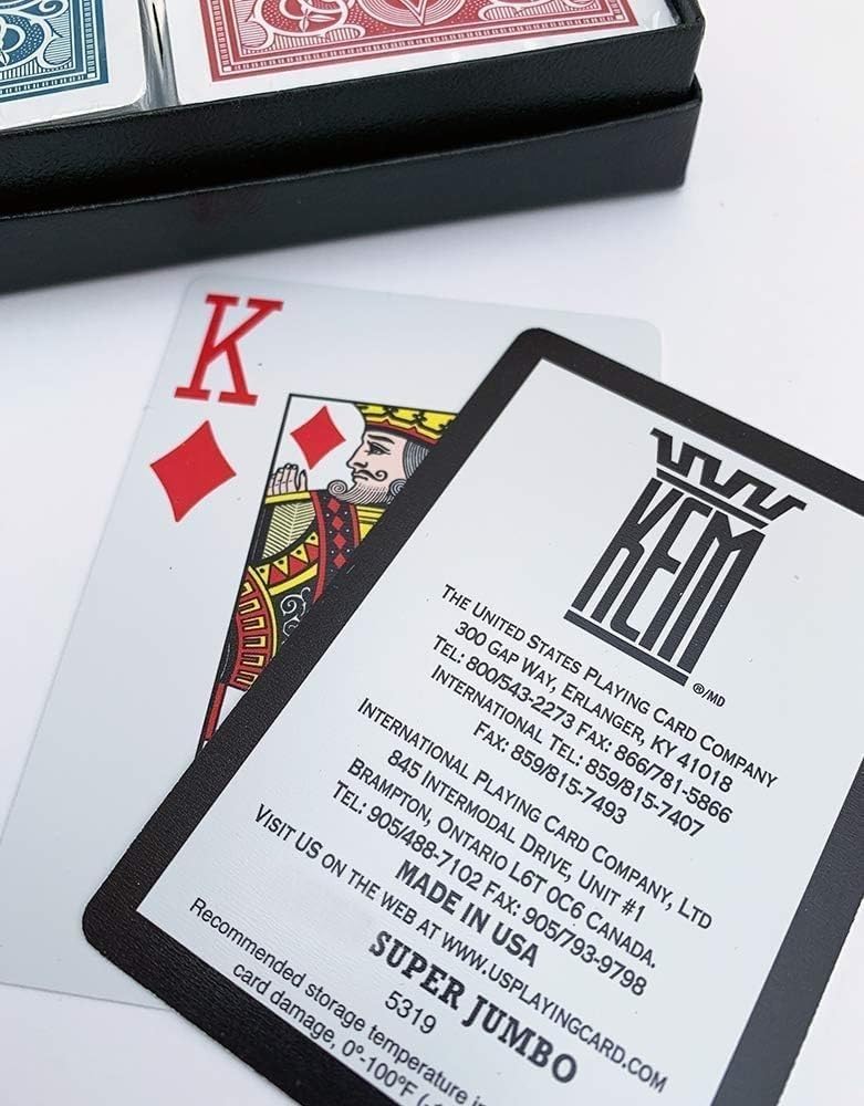 KEM ARROW ワイドトランプ スタンダードインデックス Amazon.com: Kem Playing Cards Arrow Red and Blue, Bridge Size