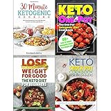 30 Minute ketogenic cooking, one pot ketogenic diet cookbook, keto diet for beginners and keto crock pot cookbook 4 books collection set