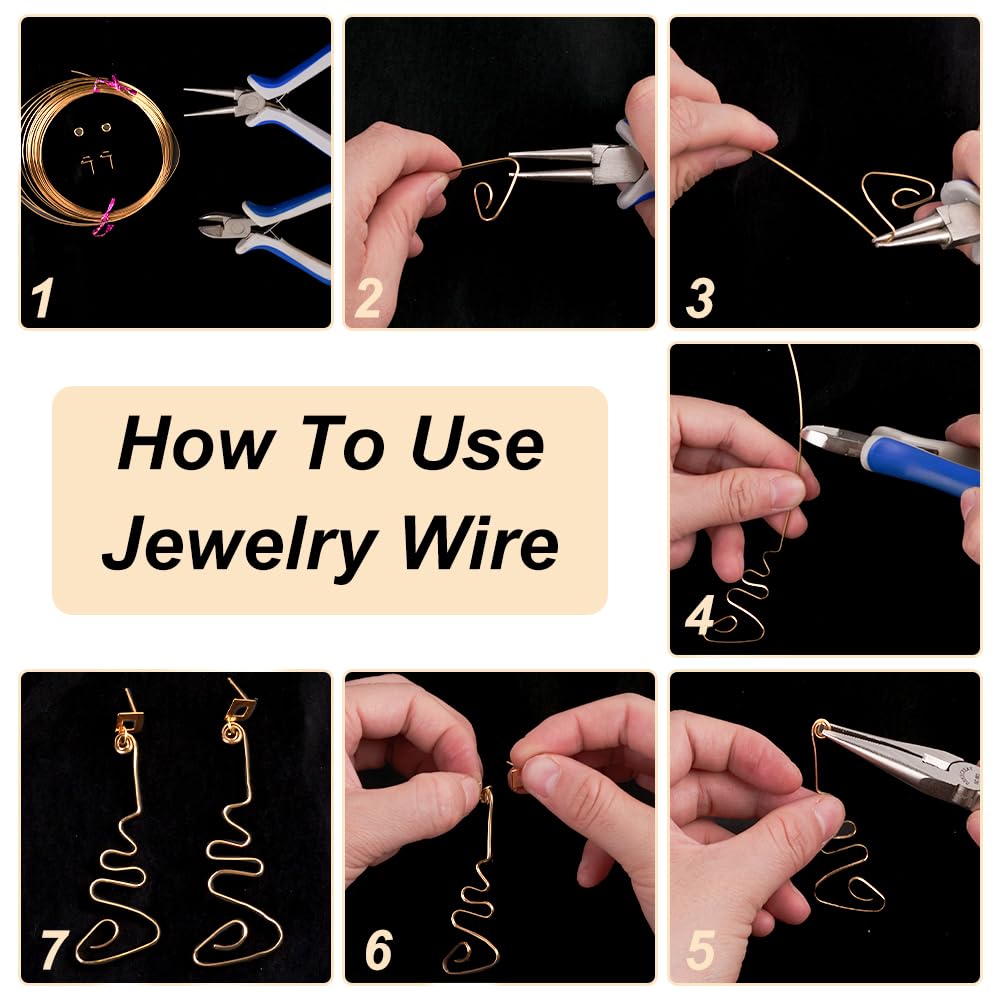 BENECREAT Kupferdraht 1,6mm - Halbrunder Basteldraht Für Schmuckherstellung 19,6m