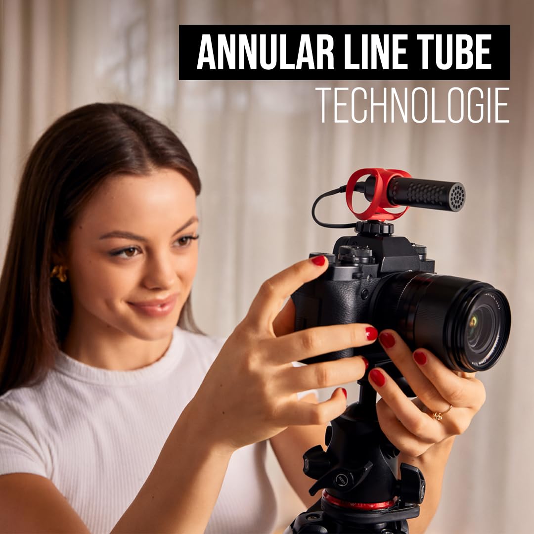 RØDE VideoMicro II – Ultra-kompaktes Richtrohrmikrofon für Kamera oder Mobilgerät, mit XLR