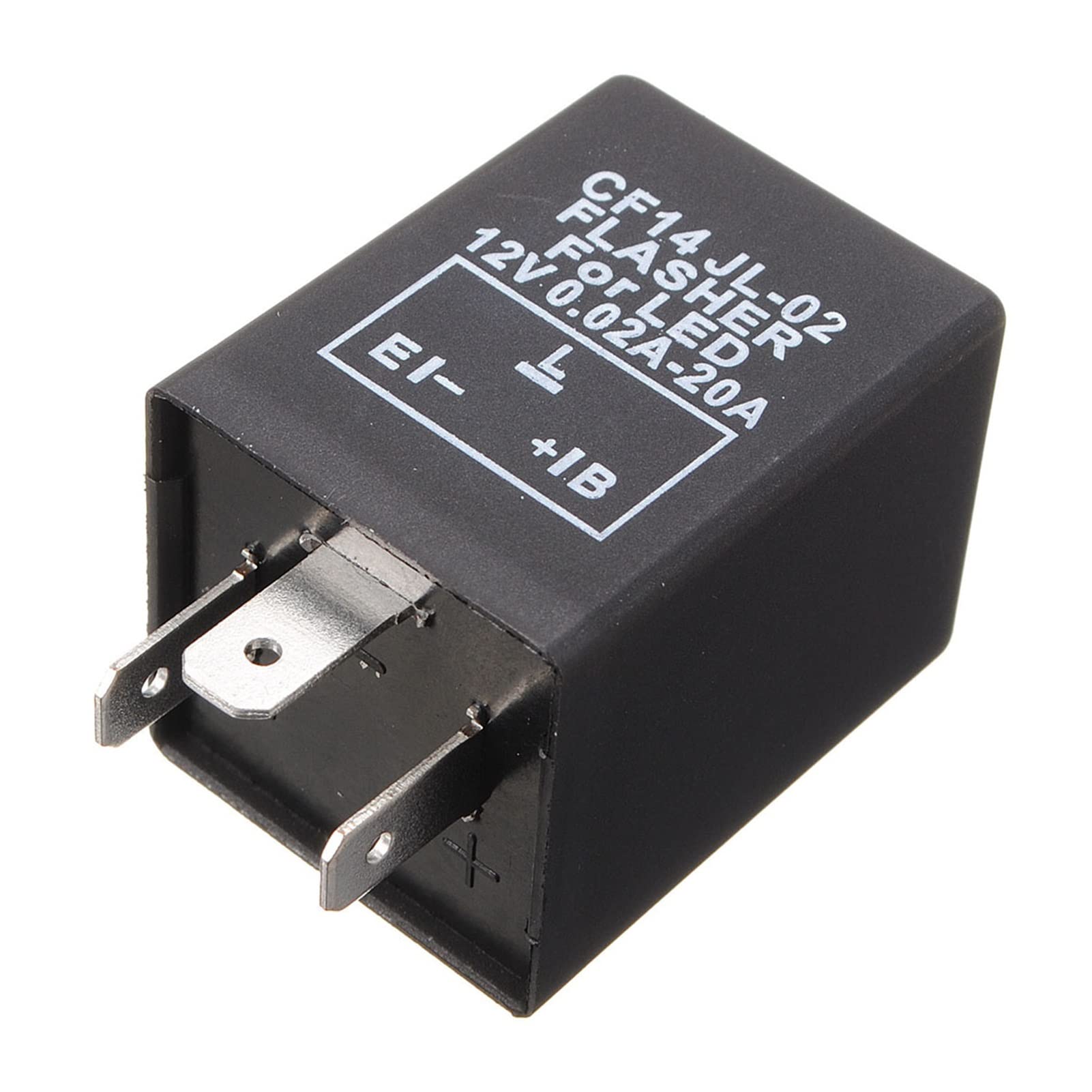 AQHYEBNSR Relay Car Motorcycle 12V Electronic LED Fix Blinker Flasher Indicator
