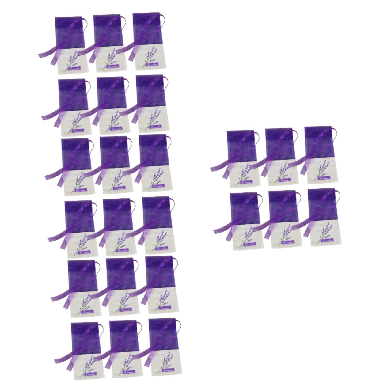 Abaodam 120stücke Leere Lavendelsäckchen Mit Blumendruck Praktische Duftbeutel Tiefem Für Getrocknete Kräuter Und Lavendel Zum Befüllen Und Dekorieren
