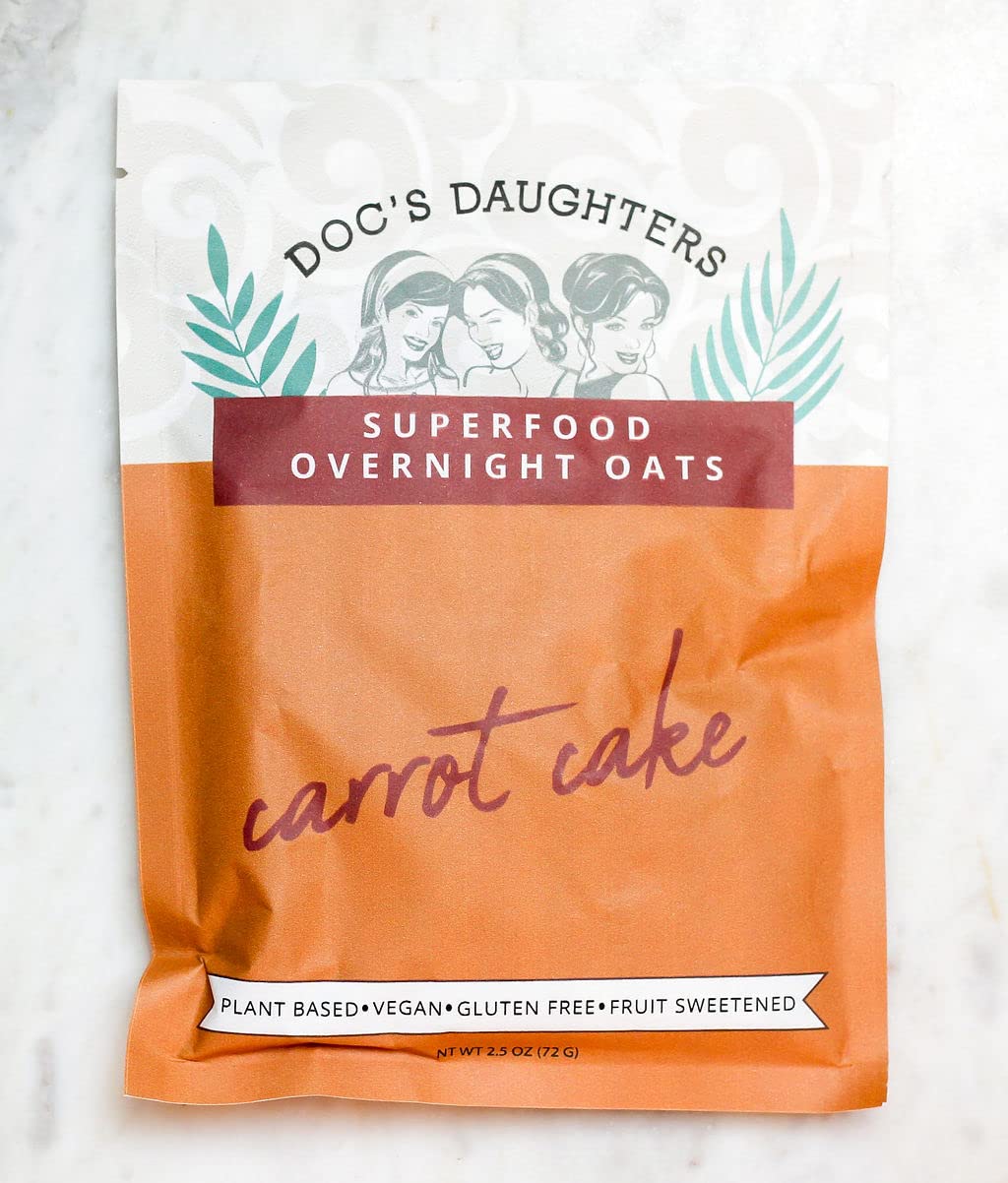 Doc's Daughters Superfood Overnight Oats - Carrot Cake (6 Pack) image 2