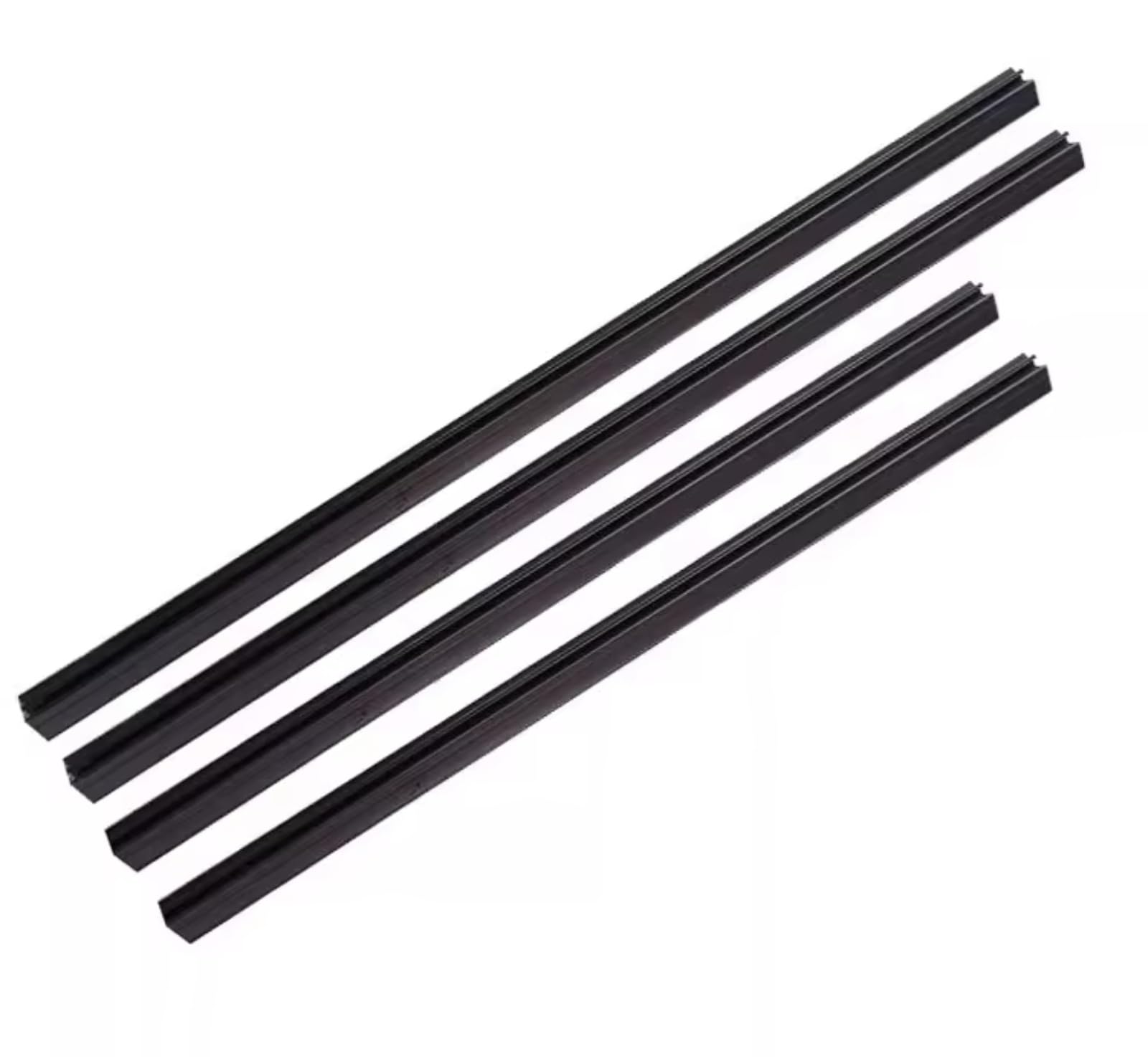 for Mitsubishi for Outlander 07-12 Waterproof Car Pressure Sealing Strip 4X Outer/Inner Windows Rubber Weatherstrip Car Door Seal Protector(Inner)