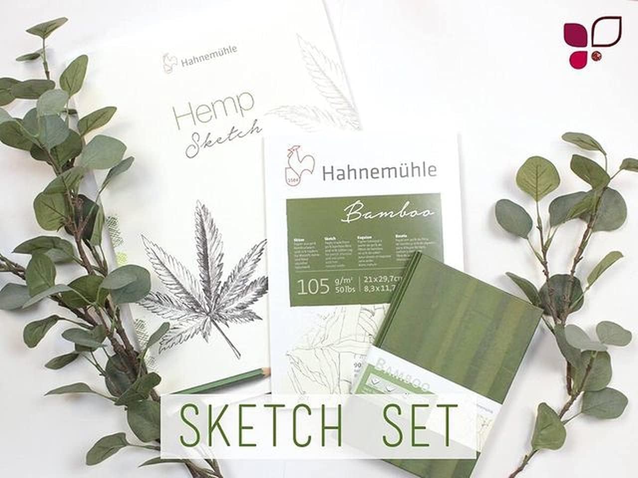 Hemp Sketch 80 g/m², Sketchbook, A4, 80 fls