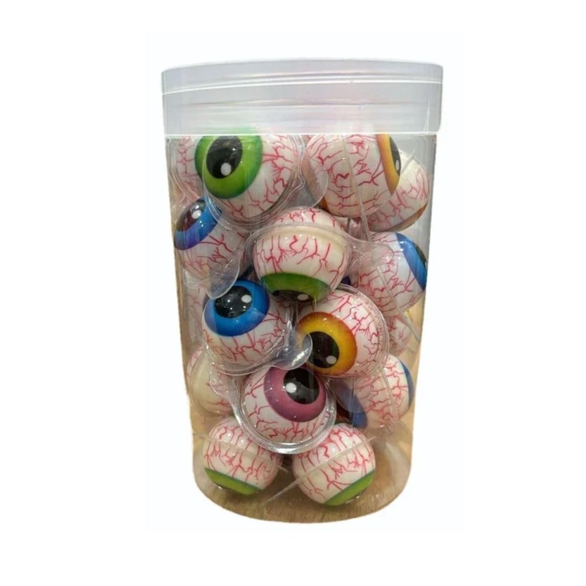 90S Kids Candy Big 3D Eye Bursting Gummi Candy Balls Pack of 30