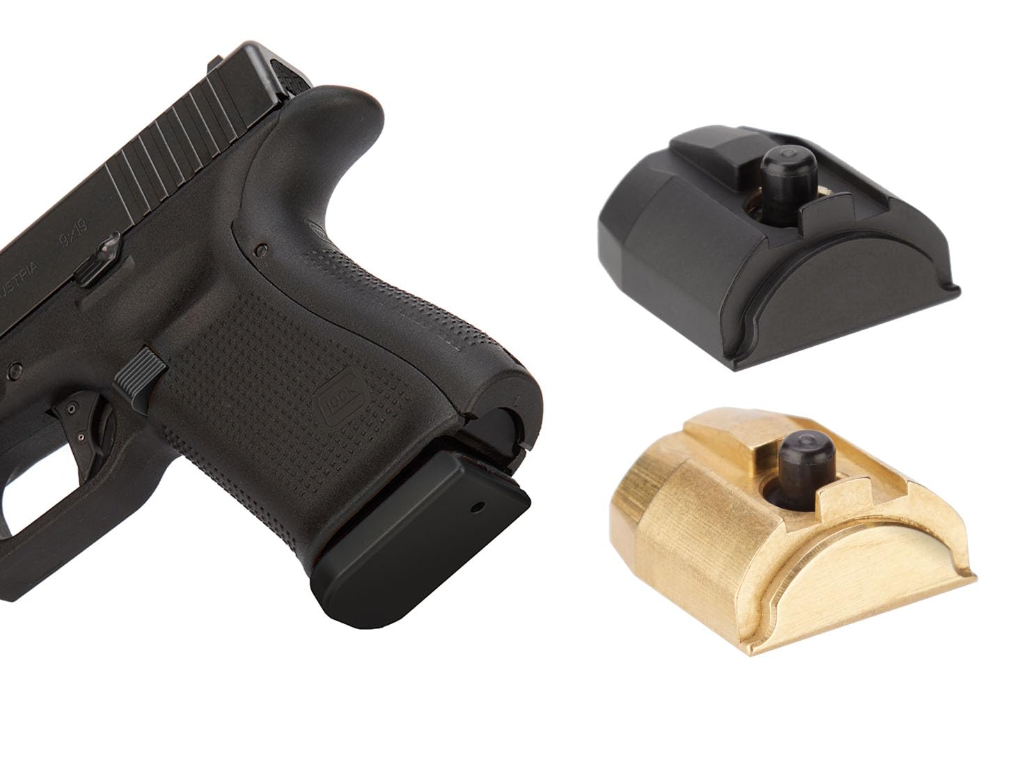 Amazon.com : NDZ Performance Solid Brass Grip Frame Plug for Glock