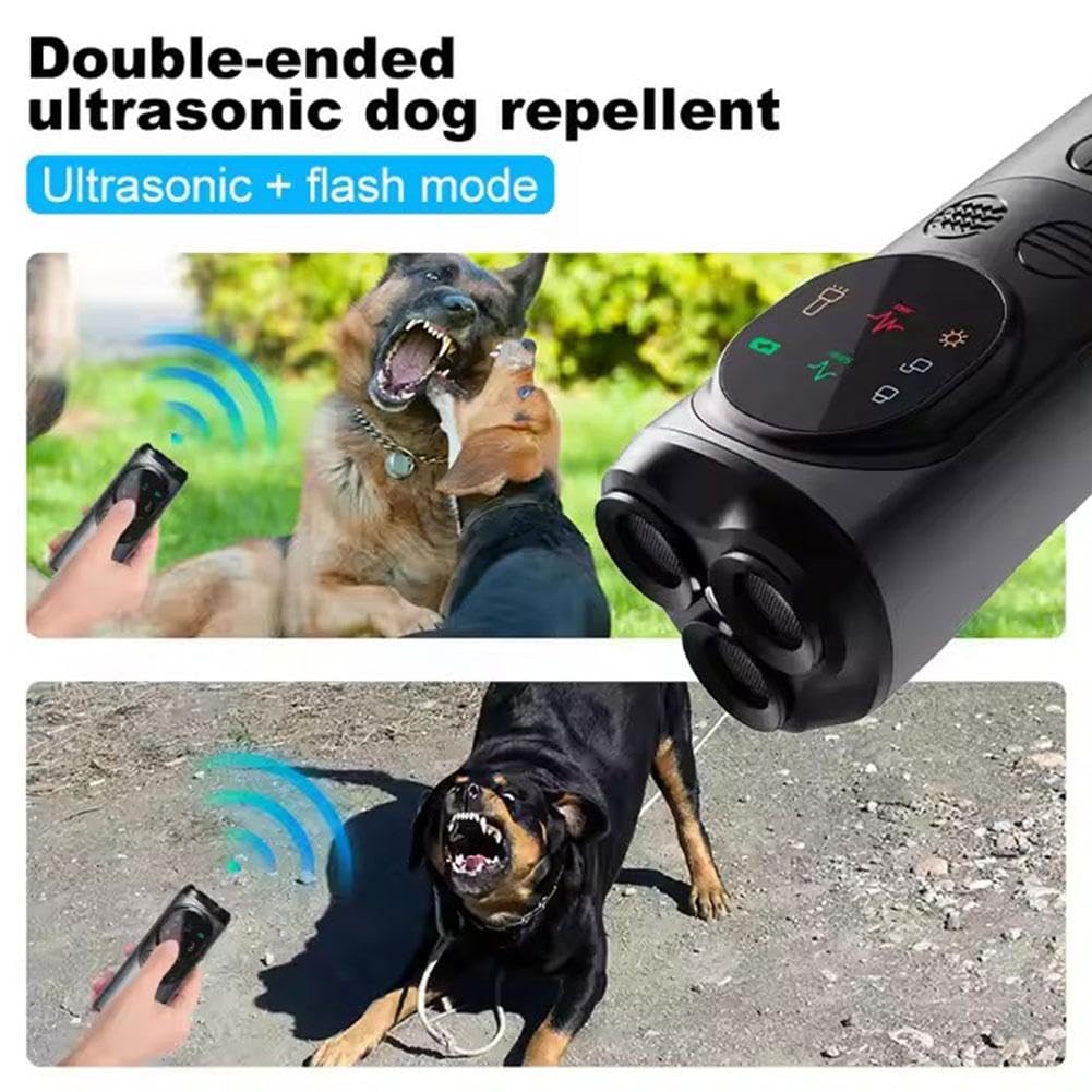 Protector de ladridos para perros, dispositivo antiladridos para perros ultrasónico con control de largo alcance, dispositivo de control de ladridos de perro, dispositivo disuasorio de