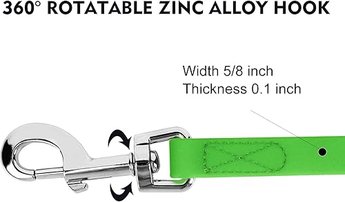Miniatura 5 de Correa larga impermeable duradera para entrenamiento de retiro de perros, ideal para senderismo al aire libre, entrenamiento, patio, playa y Negro