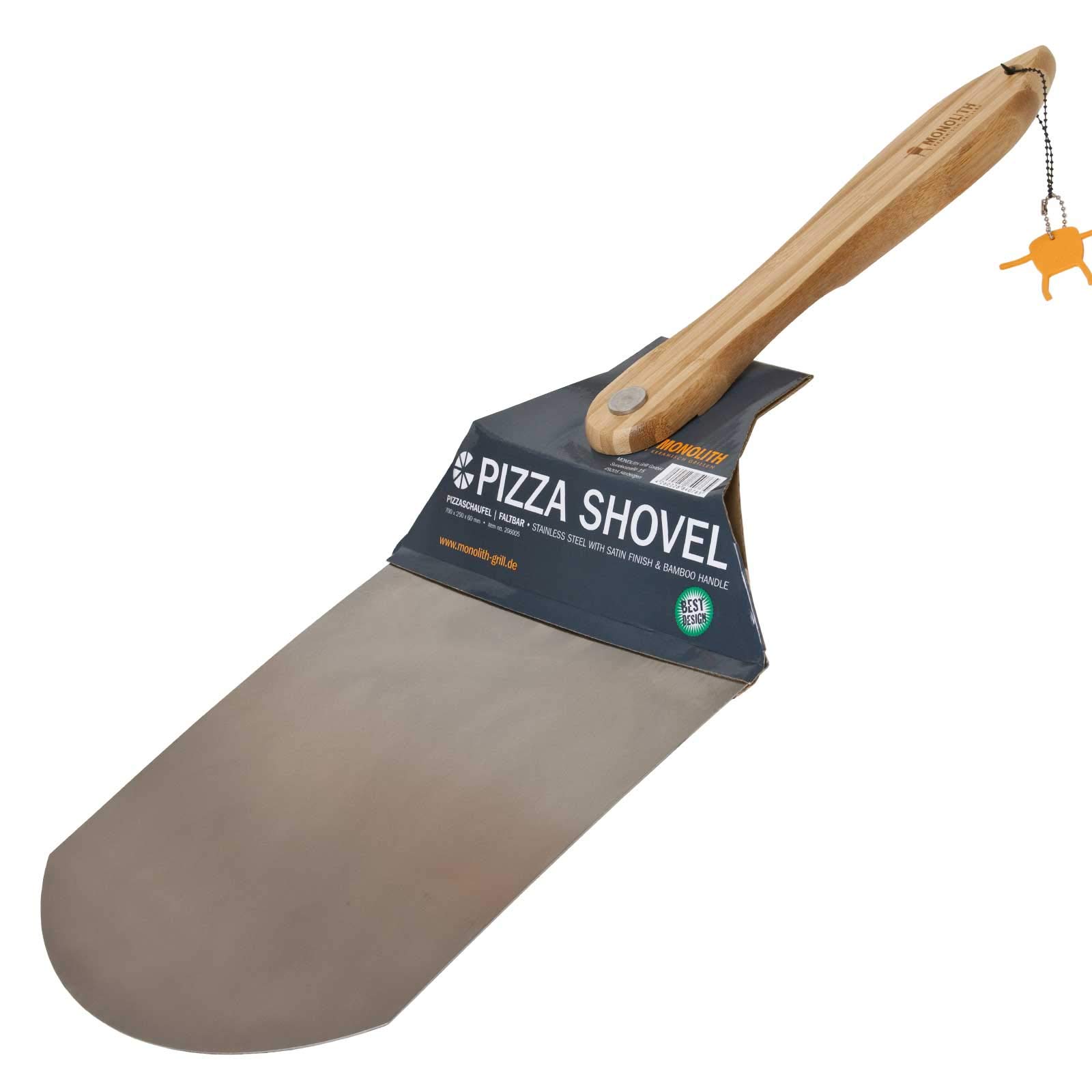 MONOLITH Pizza Set Junior/Icon - Pizzastein 26 x 1,5 cm - Pizzaheber - Pizza Cutter
