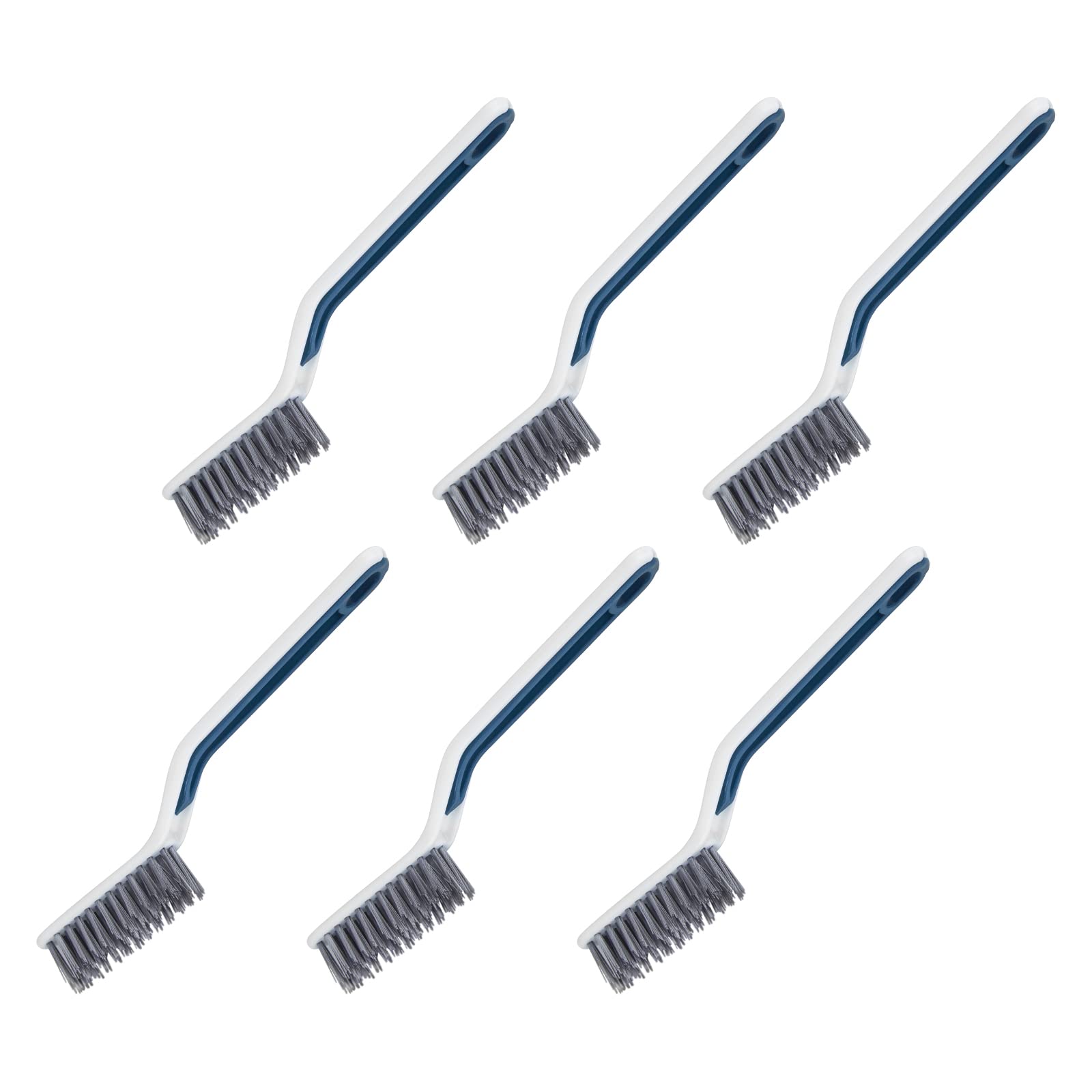 JinChengnan Multifunctional 2 in 1 Window Cleaning Brush, Gap Brush, Kitchen and Bathroom Floor Seam Brush for Windows, Wall Corners, Ceramic Tiles, and Difficult to Clean Corners.(White)