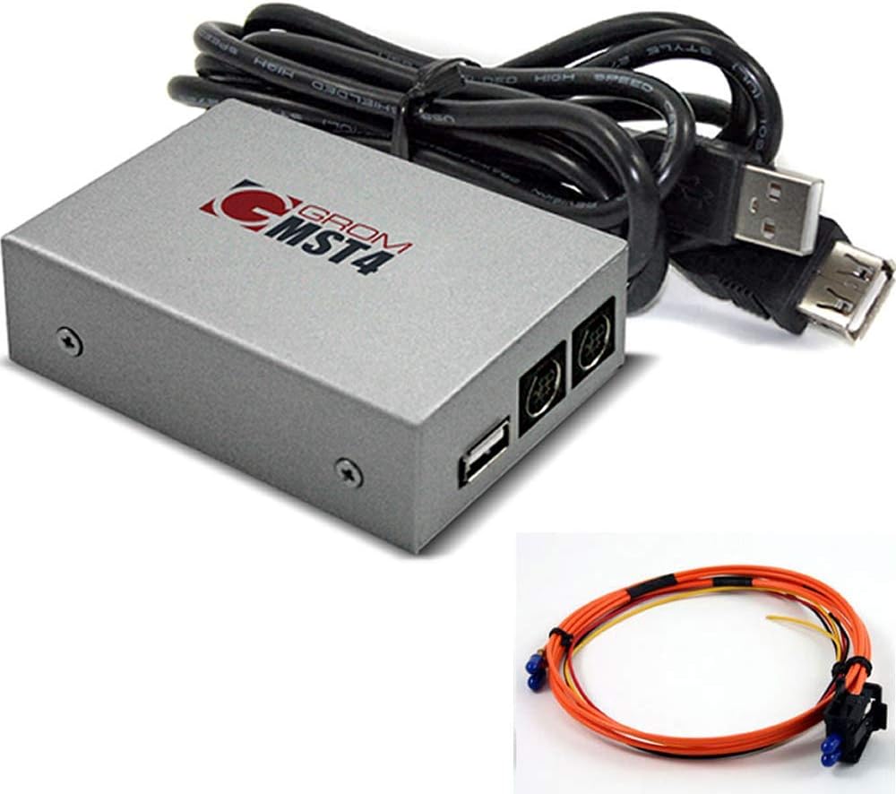 GROM Audio MST4 kit compatible with 2005+ C30 S40 V50 C70 XC90 with 6 CD system. Fibre Optic M.O.S.T