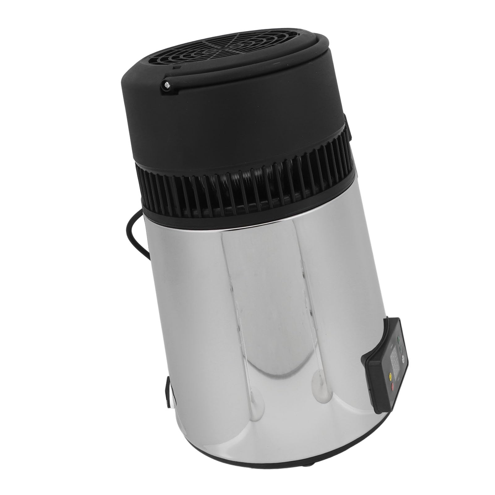 Fdit Destilador de Agua 750W 4L, Máquina Automática de Agua Destilada de Acero Inoxidable con Protección contra Sobretemperatura para Hogar, Cocina, Oficina, Laboratorio (Enchufe europeo 220V)