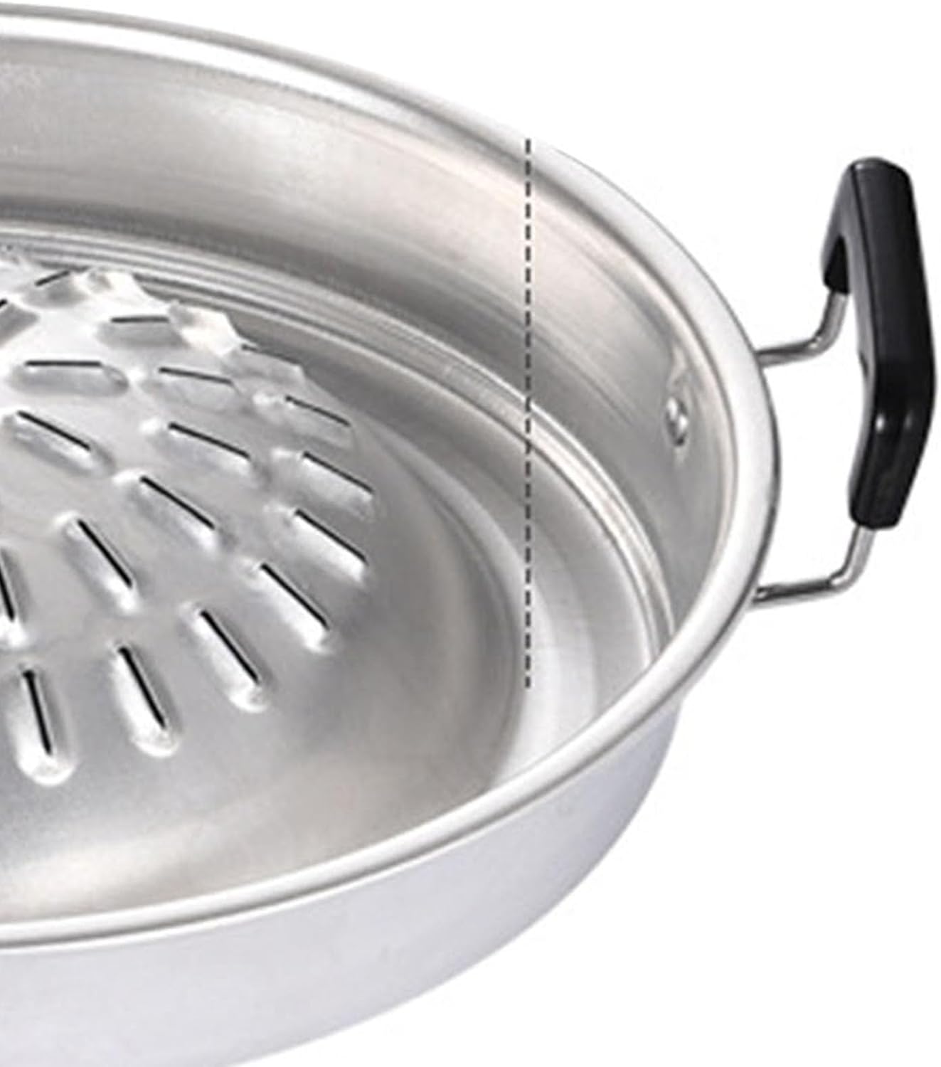 Haofy Aluminum Steak Grill Charcoal Pan, Traditional Thai Flavor, Dual Purpose Cooking, 180x78cm