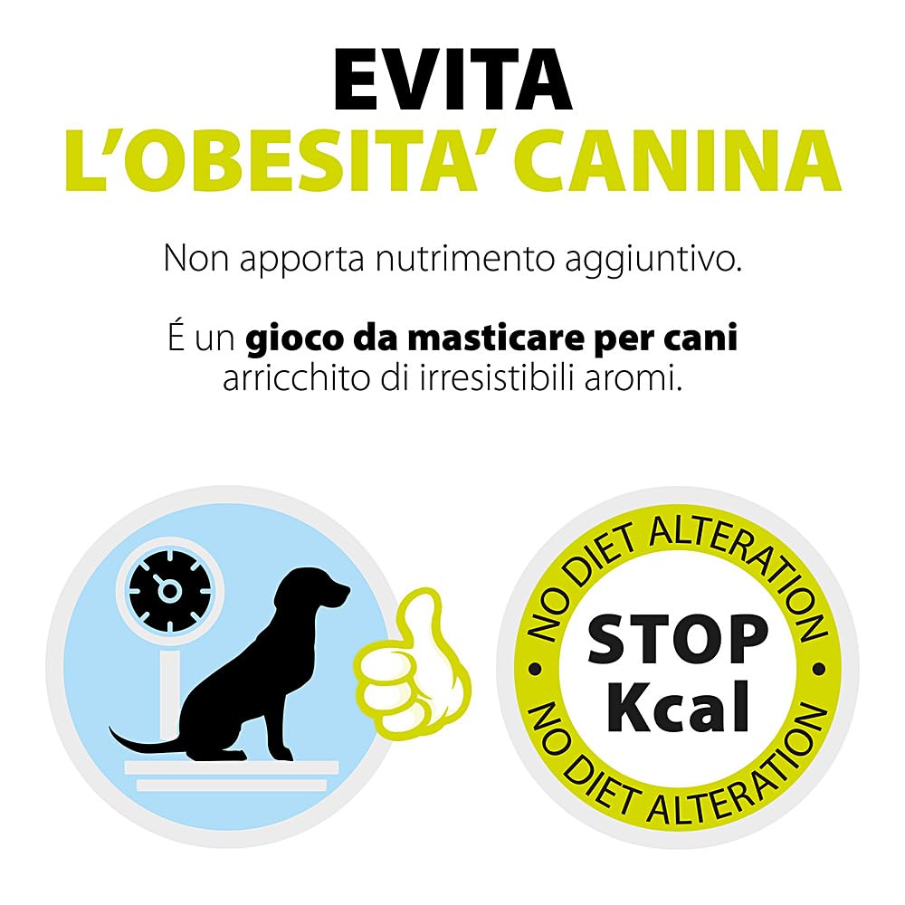 Ferplast Goodbite Natural Stick Gioco Bastoncino per l'Igiene Orale, Gusti Misti, Cane Medio Piccolo 5-25 Kg, Naturale, 8 Pezzi da 9 g