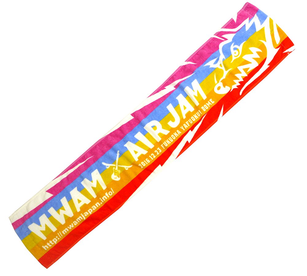MAN WITH A MISSION マンウィズ AIRJAM 2016 タオル Amazon | MAN WITH A MISSION × AIR JAM 2016 マフラータオル