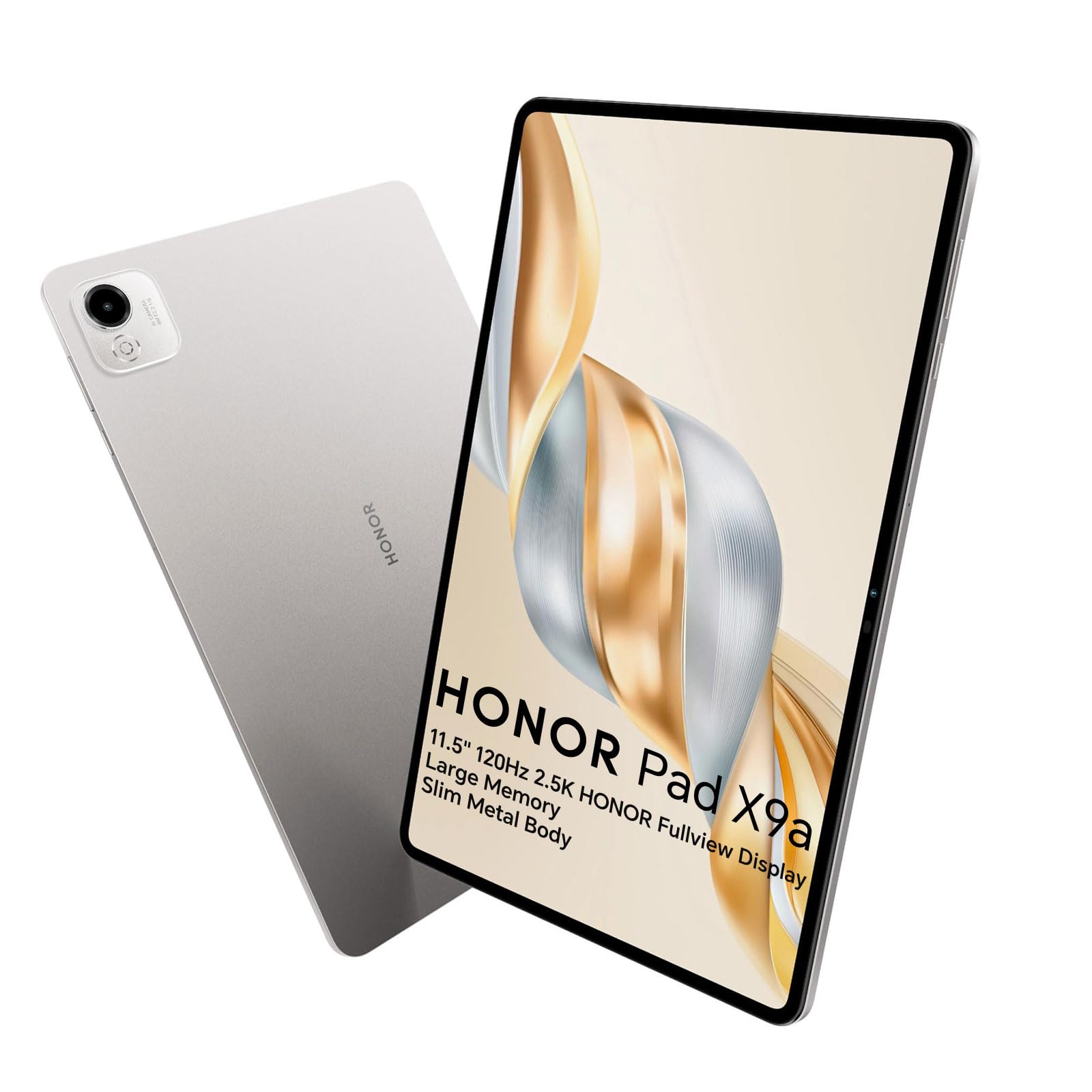 HONOR Pad X9a 6GB 128GB WIFI Tablet, 11,5 Pollici a 120Hz 2,5K, Qualcomm 6nm Snapdragon 685, 4 Altoparlanti, 8300mAh Batteria, Corpo in Metallo, Android 15, Google Service, Grigio
