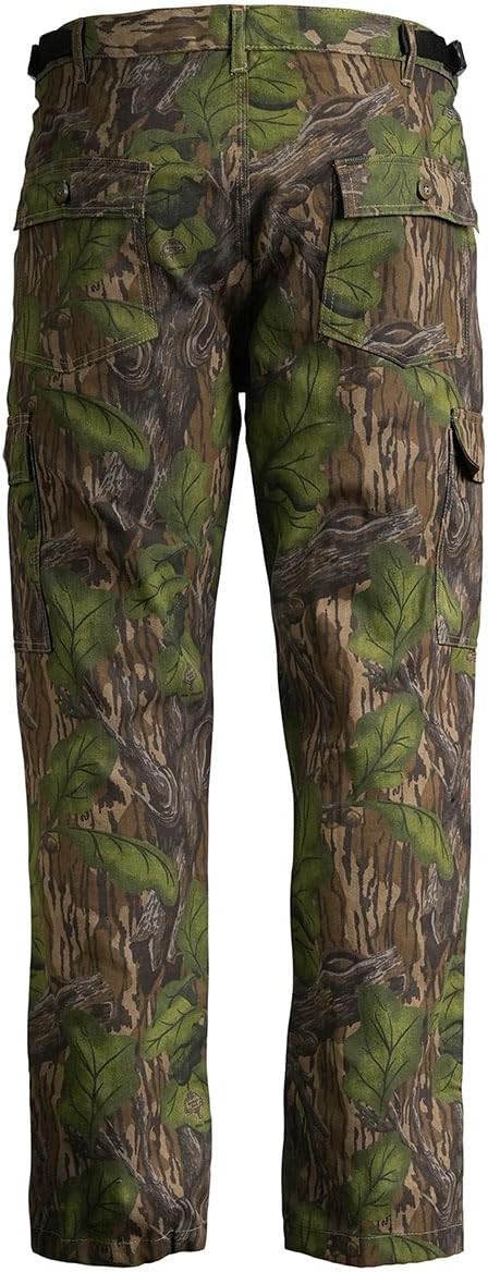 BLOCKER OUTDOORS Finisher Turkey Hunting Cotton Pants – Durable Camo Pants with Adjustable Waist & Multiple Pockets