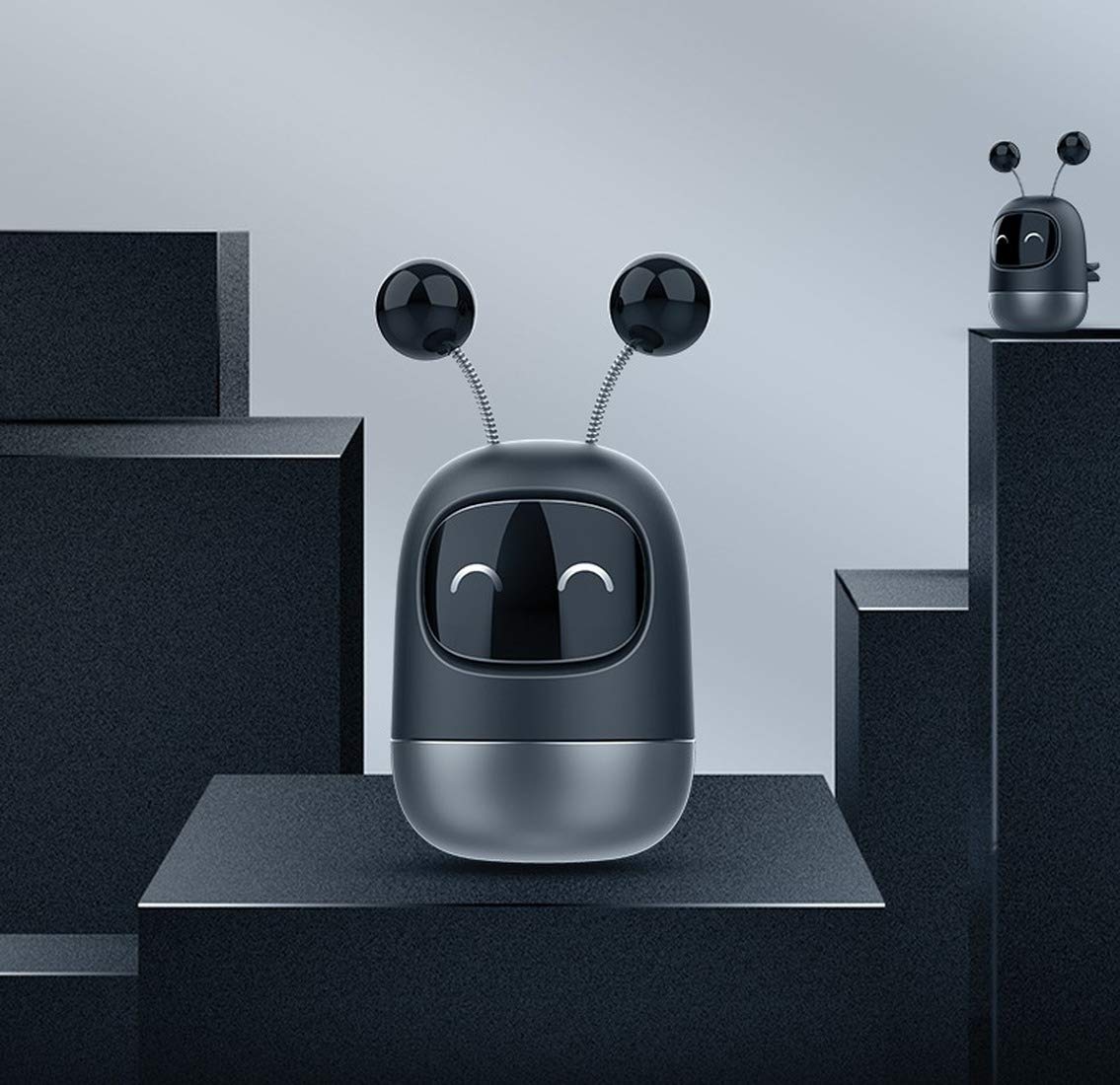 Car Perfume Air Freshener Cute Robot Car-styling Solid Aromatherapy Air Vent Freshener for Auto Interior Decor Accessories