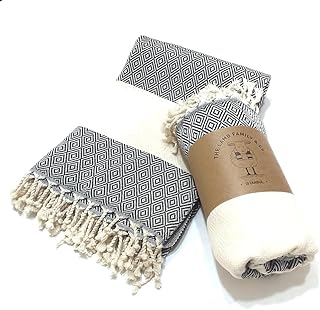 Anuncio patrocinado: The Lamb Family & Co. Diamond Premium - Toalla turca (100 % algodón, muy suave, superabsorbente y lig...