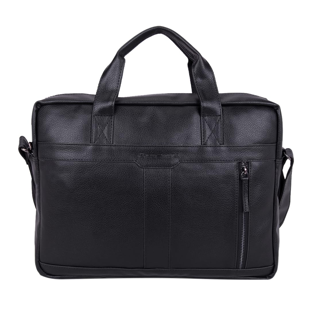 cosmus PLUSH PU Leather Messenger Bag for 14 Inch Laptops & office Use-picture-43