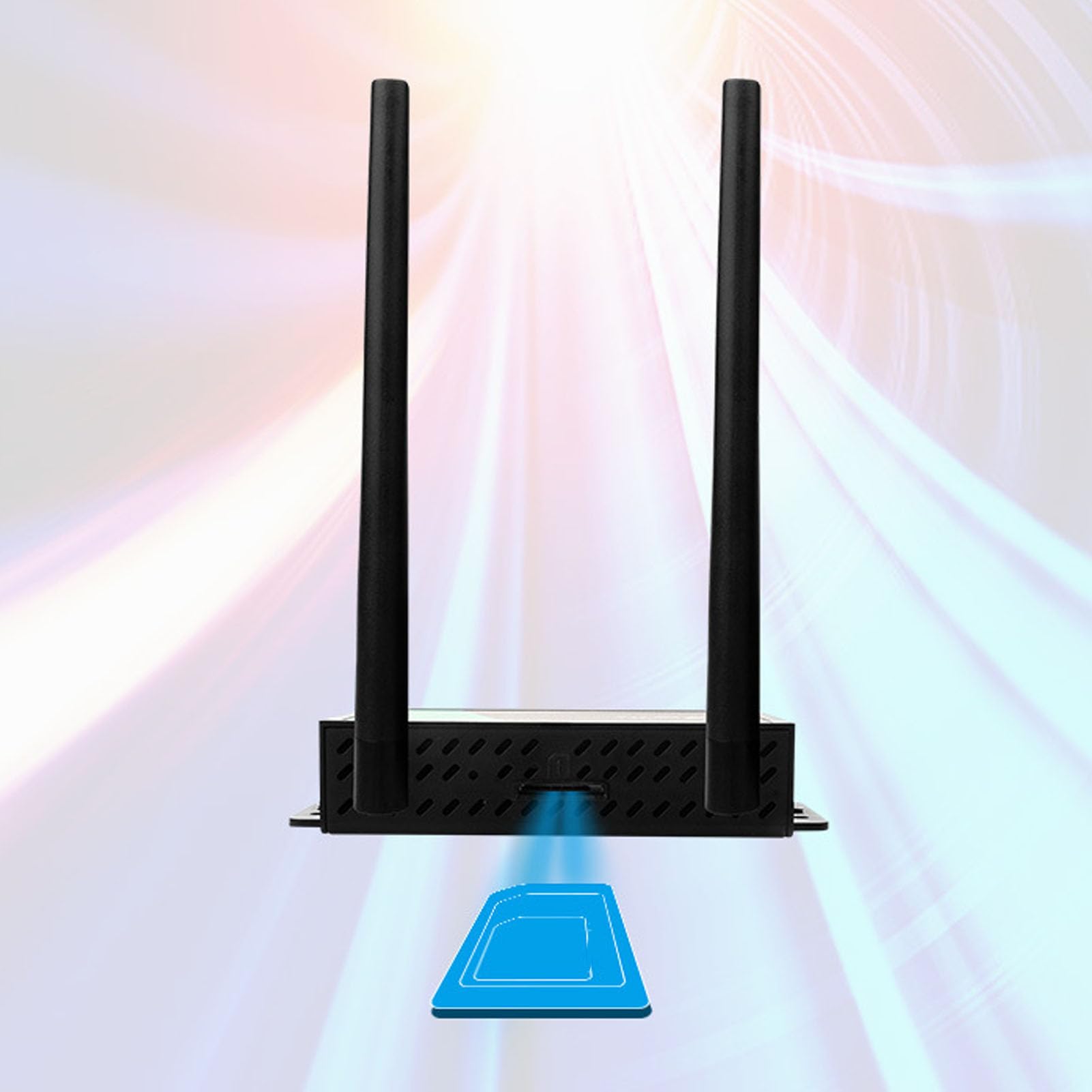 Router Wireless 4G LTE, Modem Router 4G LTE Sbloccato con Slot per Scheda SIM, Antenna WiFi 5dBi Ad Alto Guadagno da 300 Mbps per Interni Smarthome (Spina europea)