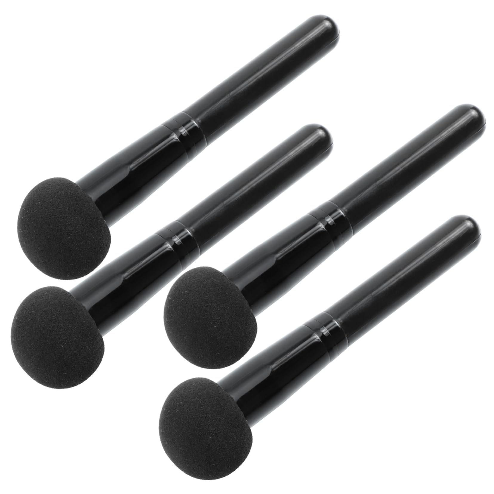VICASKY 4pcs Makeup Puff Brush for Powder Dusting Powder Puff Mushroom Head Dry Wet Use Foundation Makeup for Face