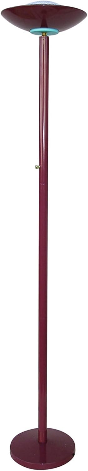 Ore International 3030BG 69-1/2-Inch Halogen Torchiere, Burgandy
