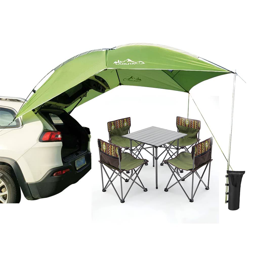 TentHome SUV Tailgate Tent Awning Sun Shelter for Camping 3-4 Persons