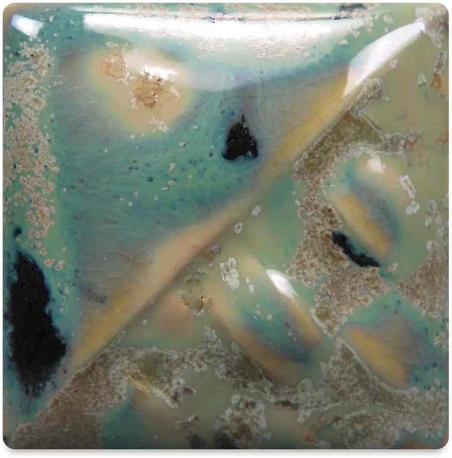Mayco Stoneware Crystal Glaze - Aurora Green, Pint, 16 oz