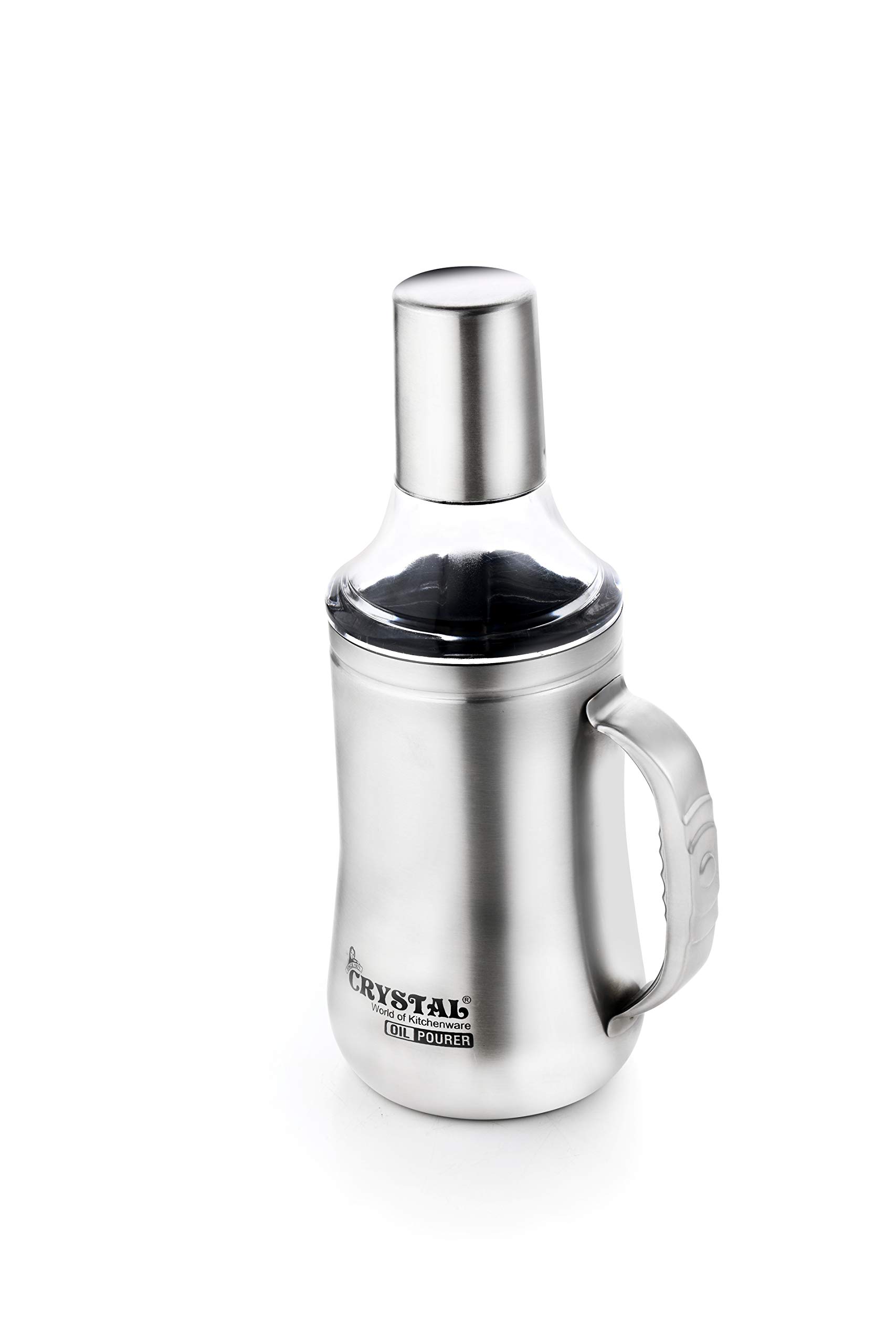 Crystal - COP-005 Stainless Steel Oil Pourer/Dispenser with Handle-1000 ml